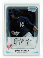 JOSE PIRELA #BCP21 2011 BOWMAN CHROME YANKEES