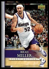 Brad Miller 2007-08 Upper Deck #56 Kings NBA READ FREE SHIPPING AutographDen