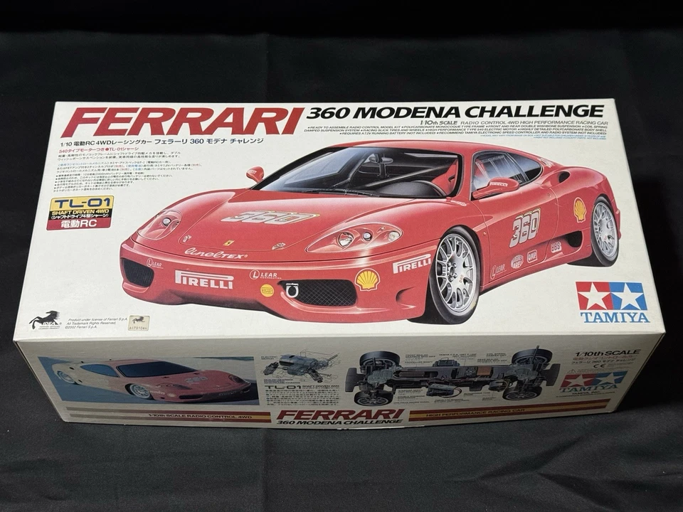 Vintage TAMIYA TL-01 FERRARI 360 MODENA  On-road EP ITEM58289 Made in Japan 2002 - Image 2 of 4