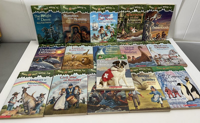 MAGIC TREE HOUSE 16 Books Mary Pope Osborne 2-4, 6, 7, 11, 12, 15, 16, 20-23, 40