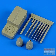 QBT48584 1:48 Quickboost OV-1 Mohawk Propellers w/ Tool (ROD kit)