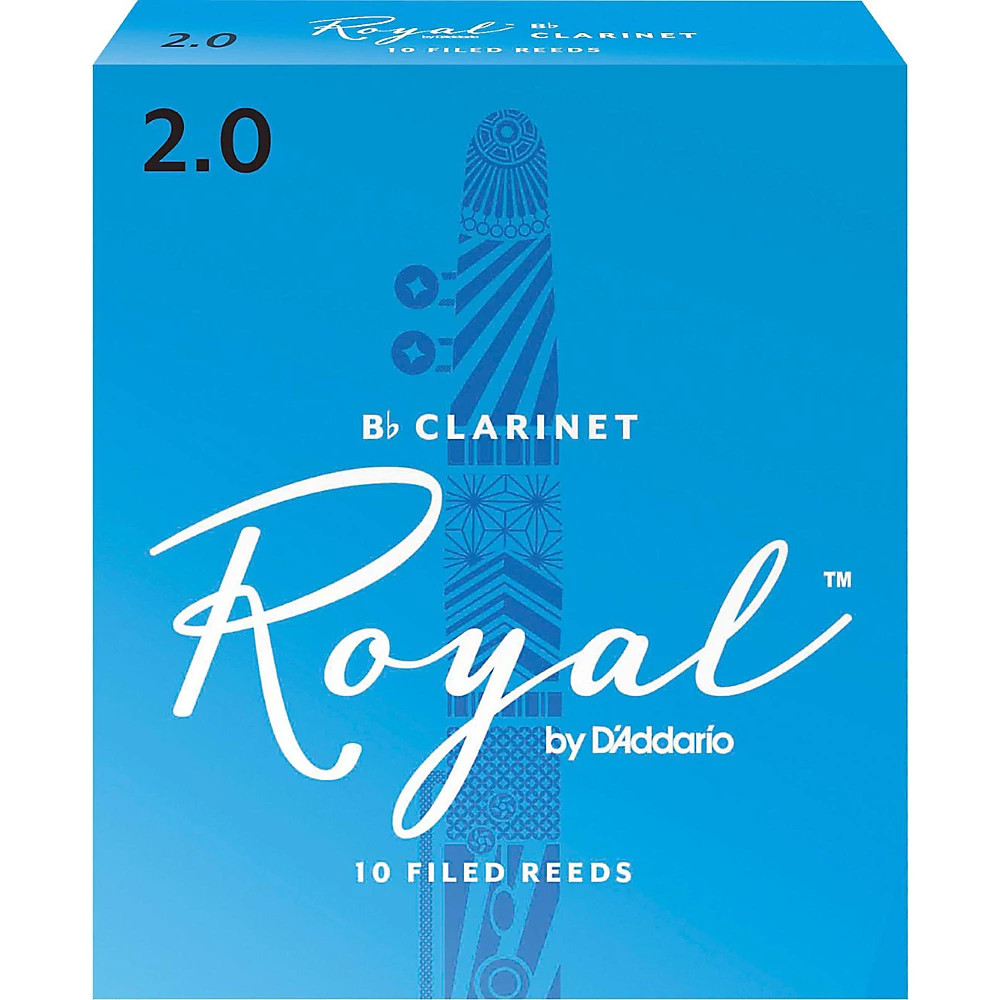 Язычки для кларнета Rico Royal Bb коробка из 10 штук крепостью 2 4290₽