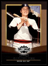 2011 Topps Triple Threads Sepia Carlton Fisk 138/625 Boston Red Sox #43