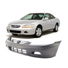 2001-2002 Honda Accord Coupe Primed Front Bumper Cover Ho1000195 04711s82a91zz 2001-2002 Honda Accord Coupe Primed Front Bumper Cover Ho1000195 04711s82a91zz