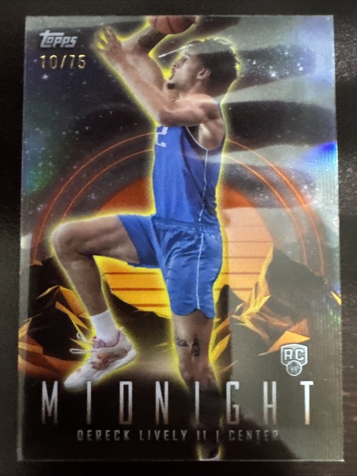 2023-24 Topps Midnight Dusk /75 Dereck Lively II #2 Rookie RC