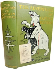 1910 Jules Verne ADVENTURES OF CAPTAIN HATTERAS Ward Lock FILE COPY Arctic VG+