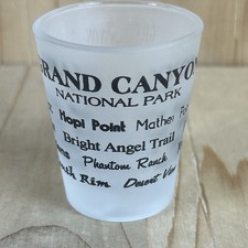 Grand Canyon National Park Shot Glass Vintage Souvenir Hermits Rest Hopi Point