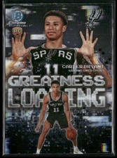 2025-26 Bowman Chrome #GL14 Carter Bryant Greatness Loading