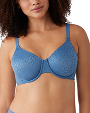 Wacoal Women's Inside Job Unlined Underwire Bra 855345-Coronet Blue-34D