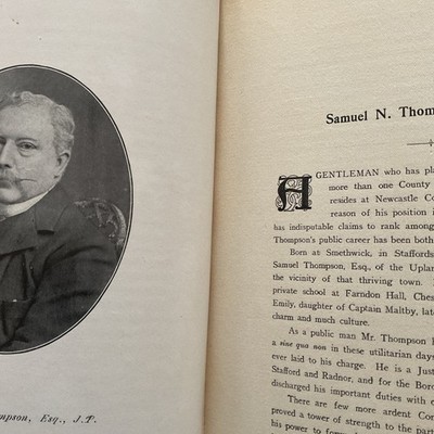 SOUTH WALES 1906 Samuel N THOMPSON of Newcastle Court Old Radnor 