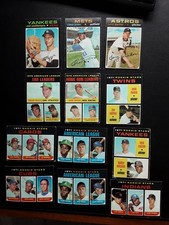 1971 Topps Baseball Card Lot of 25 Various Grades