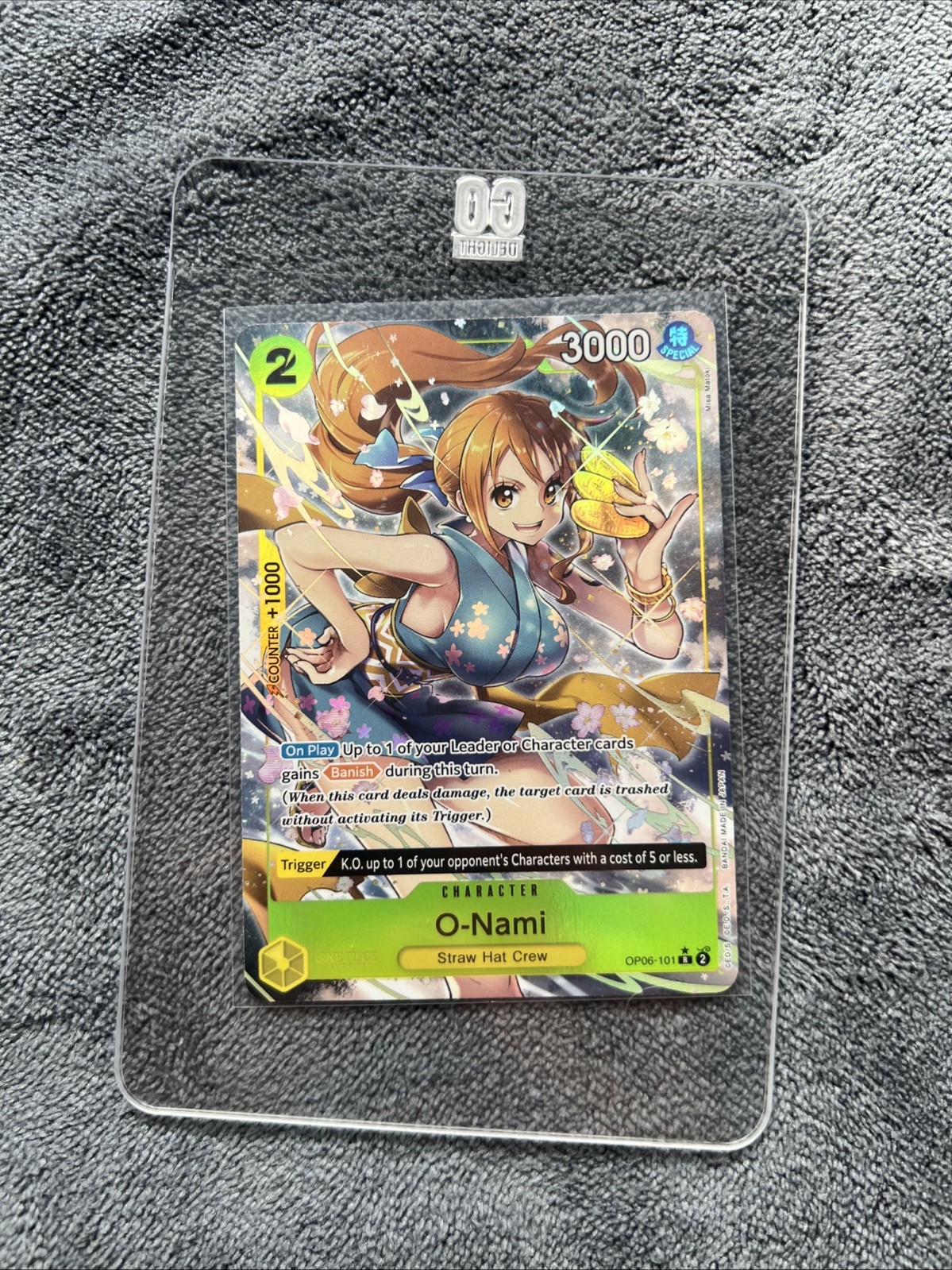 O-Nami Alt Art OP06-101 English ONE PIECE Card Game Wings of Captain - NM