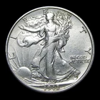 1918-D Walking Liberty Half Dollar Silver ---- Stunning Details Coin ---- #KK437