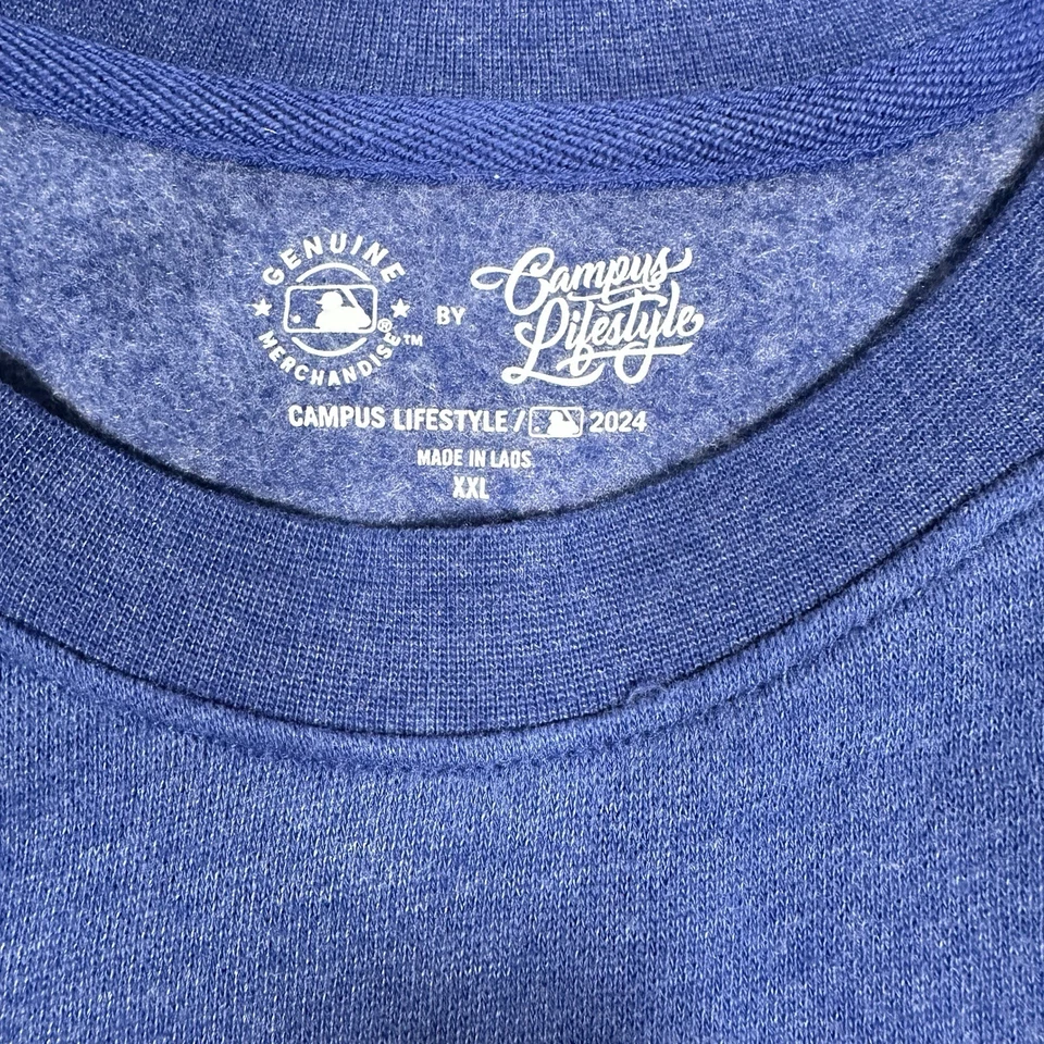 Chicago Cubs Sudadera Mujer 2XL Azul Campus Estilo de Vida Pullover Ropa Activa MLB Foto 2 de 4