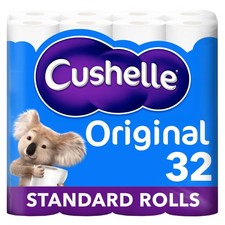 Image of Cushelle Original Toilet Roll 32 180 sheet (Pack of 1), Multi-colour