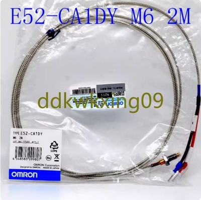 1PCS NEW IN BOX Omron Thermocouple E52-CA1DY M6 2M 2-meter wire