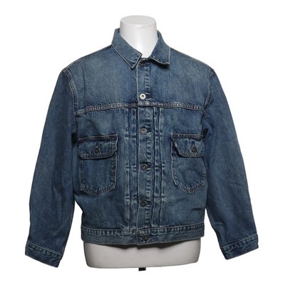 Levi Strauss & Co, Jeansjacke, Herren, Größe: M, Blau, Baumwolle, Einfarbig #3XY