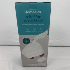 HoMedics Duo Percussion Body Massager Loosens Tight Muscles