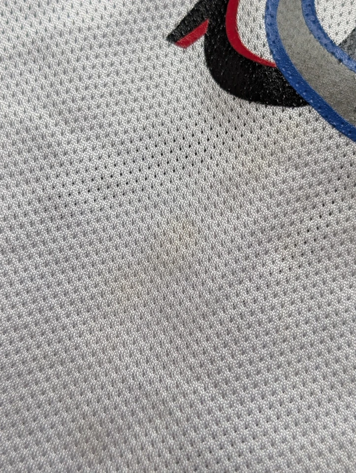 Camiseta Philadelphia 76ers Niños Grande Blanca NBA Baloncesto Allen Iverson 3 Reebok Foto 3 de 4