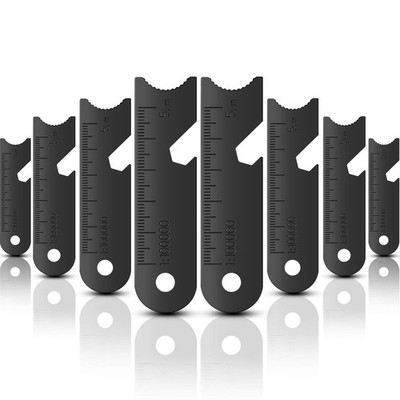Ferrocerium Rod Striker Scraper Steel Flint Fire Starter Keychain Ring Survival 