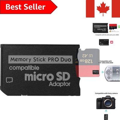 Versatile Memory Stick PRO Duo Adapter: Micro SD Solution for PSP & Sony Devices