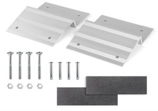 2-Set Tooling Truck and Trailer Loading Ramp Kit, 8 Inch Aluminum Ramp Plate Kit