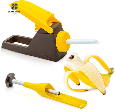   Kitchen Gadget - Core & Fill a Banana While Still in Its Peel
