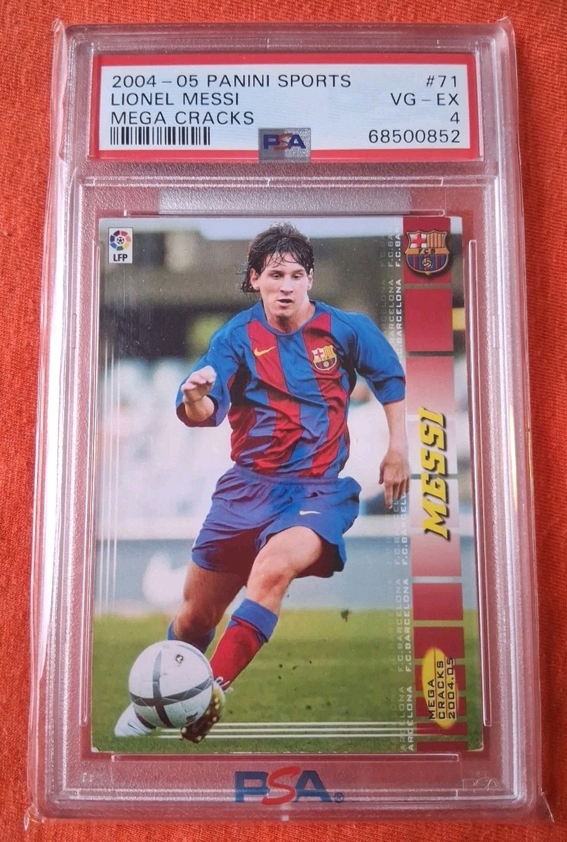 2004-05 Panini Megacracks MGK La Liga - Nueva Ficha Lionel Messi