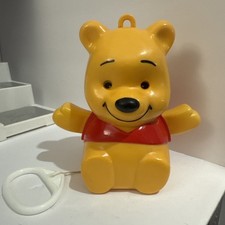 VTG Winnie the Pooh Pull String Musical Lullaby Crib Toy Disney Works Nursery
