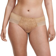  64 Chantelle 12Q4 Fleurs Hipster Panties, Toffee Sequins, Size S