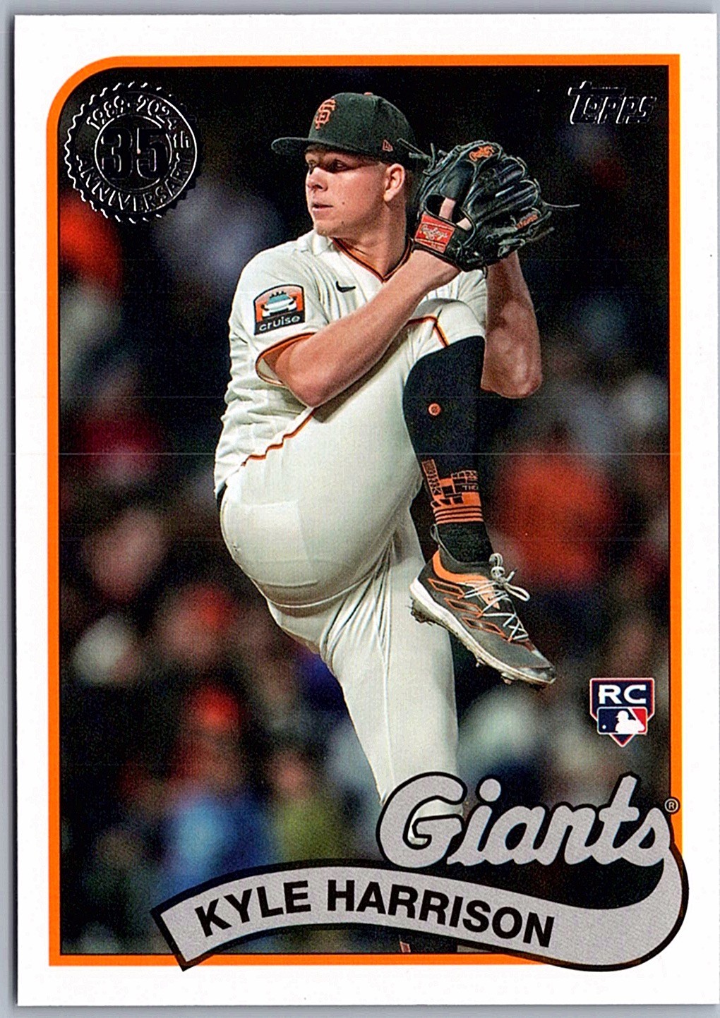 2024 Topps Kyle Harrison #89B-95 1989 Topps San Francisco Giants
