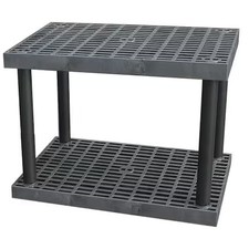 Structural Plastics S3624b Freestanding Plastic Shelving, Open Style, 24 In D,