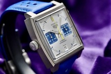 TAG HEUER MONACO CAW218C RACING BLUE LIMITED EDITION TITANIUM CAW218C.FC6548 4