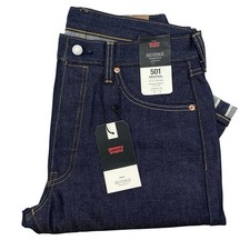 Levi's 501 Original Fit Men's Selvedge Jeans Size 31 x 30 STF Dark Wash Cotton