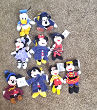 Lot of 9 Mickey Mouse  Friends Disney Store Beanie Babies Goofy Minnie DD