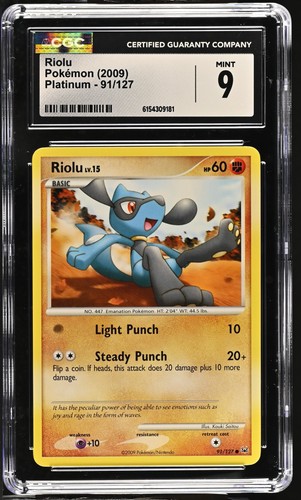 Riolu graded CGC 9 for sale on eBay