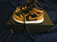 Nike Air Jordan toddler 5C black and gold chrome shoes DR 6969 071 /In its box