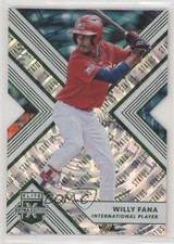 2018 Panini Elite Extra Edition Status Emerald Die-Cut /49 Willy Fana #185 0f6