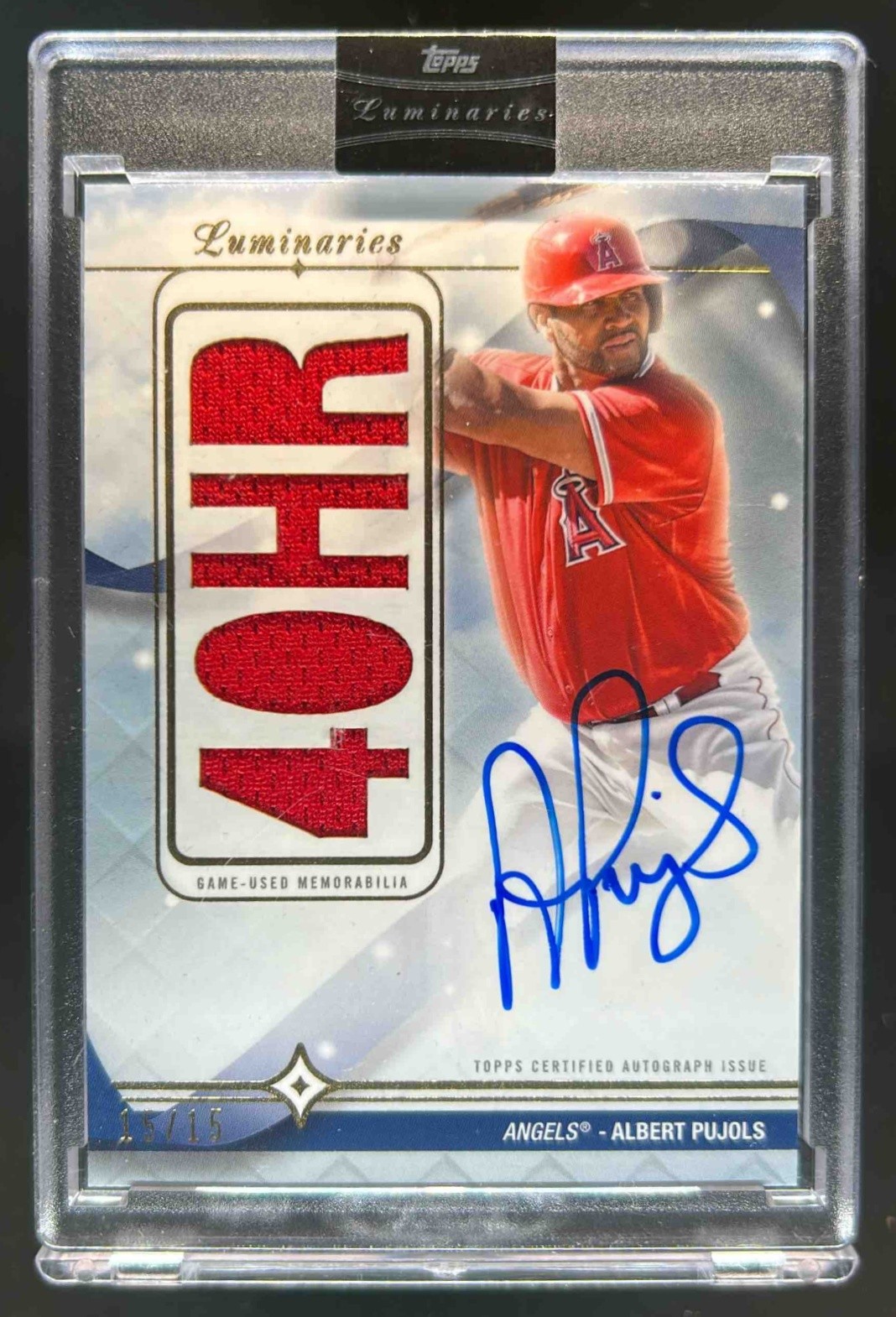 アルバート・プホルスALBERT PUJOLS サインカード 25シリ