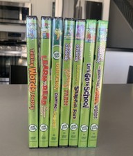 Leap Frog Children's Educational DVDs - SEALED Lot of 7 - Math Reading