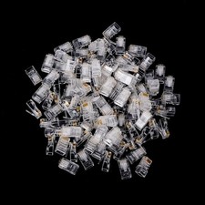 25/100PCS RJ45 RJ-45 CAT5 Modular Plug Connector for Cat5 Cable
