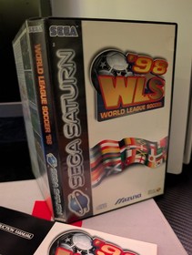 WLS World League Soccer 98 Rare Sega Saturn Game (Complete With Manual)