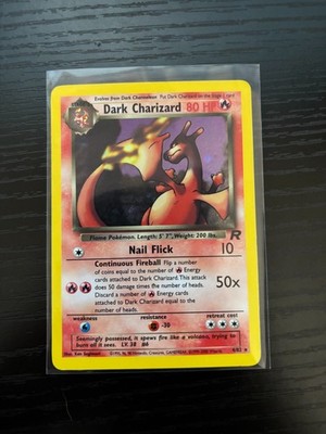 Pokemon Dark Charizard 4/82 Team Rocket Holo