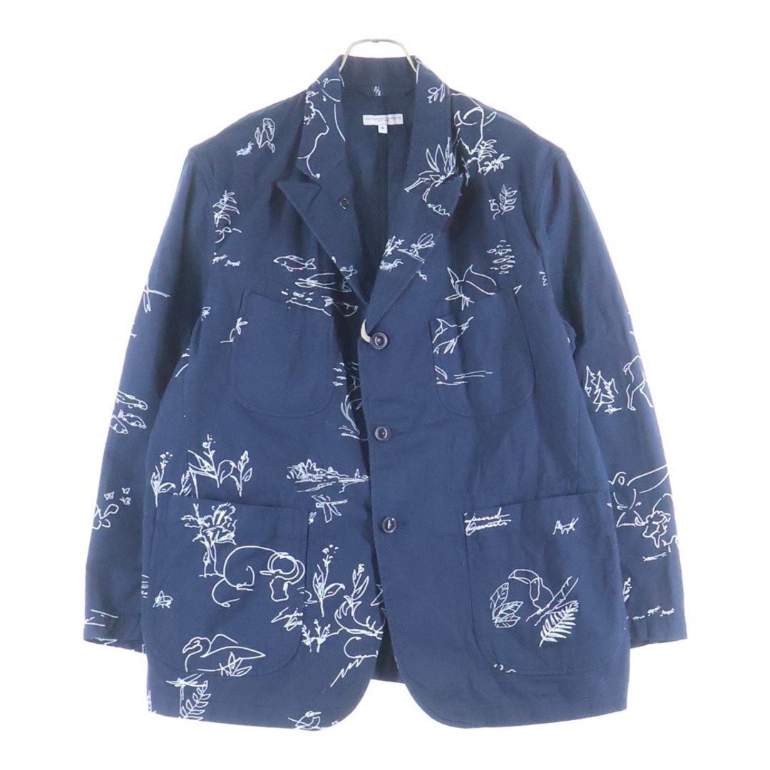 Engineered Garments Tailored Jacket Pattern Navy … - image 1