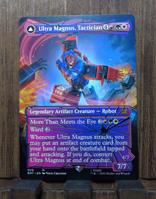 MTG Ultra Magnus, Tactician (Shattered Glass) Transformers NEAR MINT | eBay MTG Ultra Magnus, Tactician (Shattered Glass) Transformers NEAR MINT | eBay