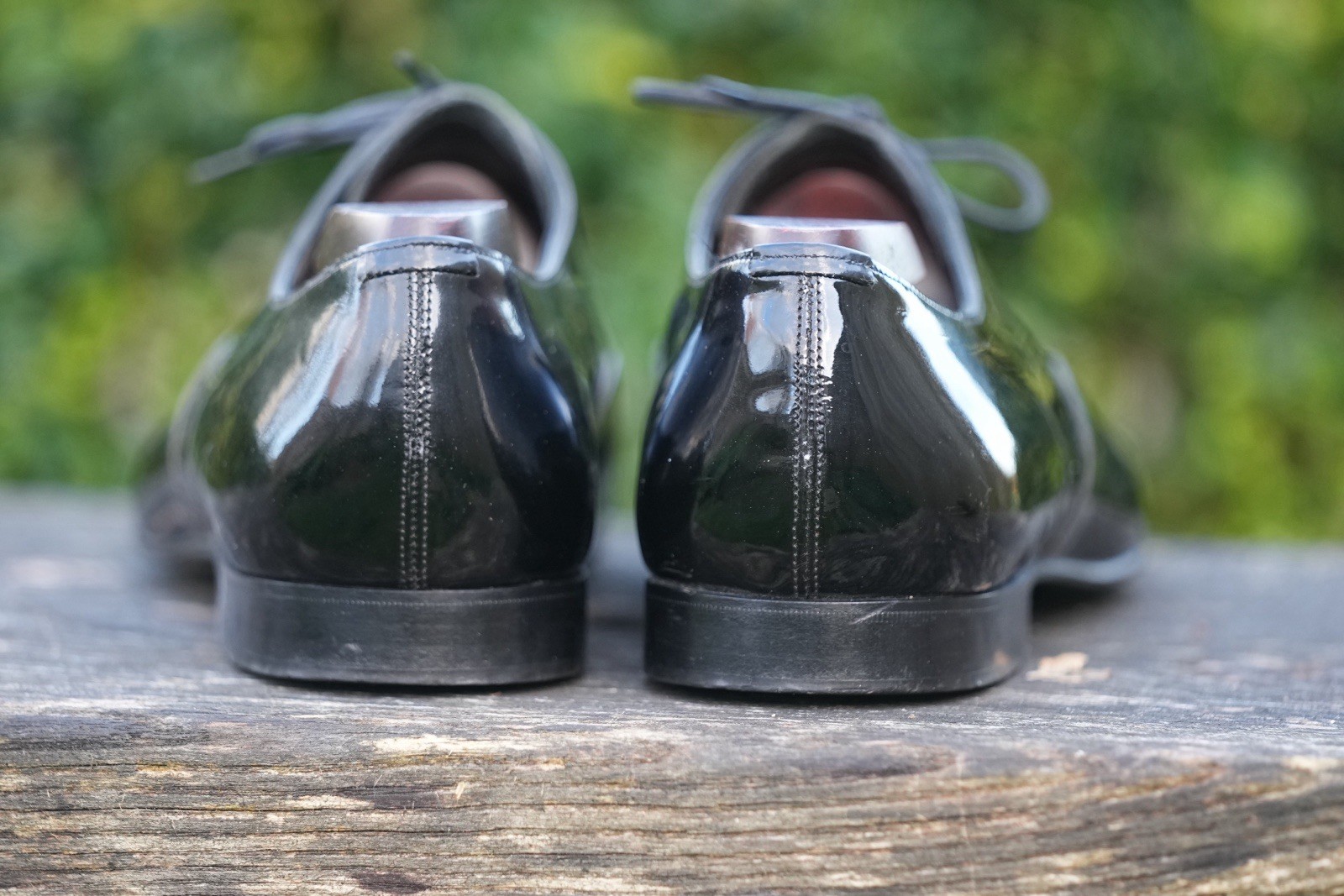 Edward Green X Foster & Son UK 9E Black Patent Oxfords 82 Last + Shoe Trees image 8