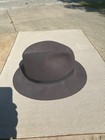 Charcoal Gray Fedora Country Gentleman Lite Felt XL Hat 100% Water Proof Wool — photo 2