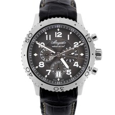 2012 Breguet Type XXI Transatlantique Flyback 3810ST929ZU Gray 42.50mm Papers