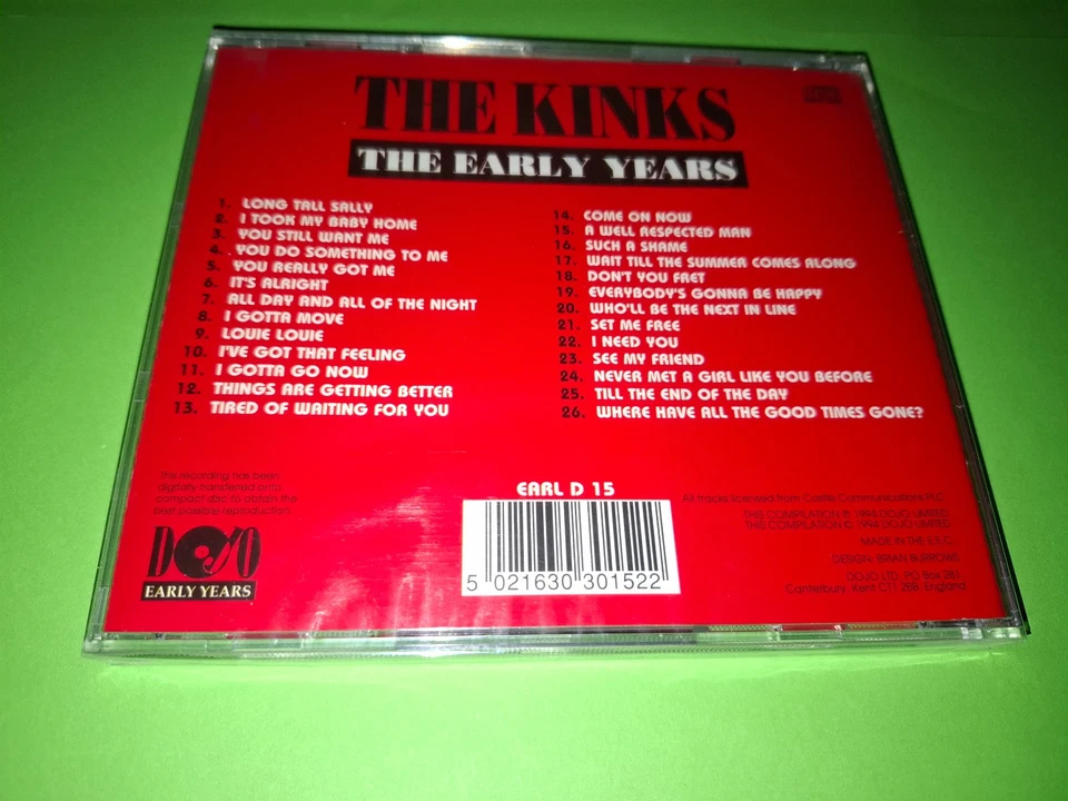Neu & OVP - CD The Kinks - The Early Years - Bild 2 von 2