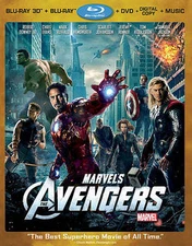 The Avengers (Blu-ray/DVD, 2012, 4-Disc Set, Includes Digital Copy 3D/2D)